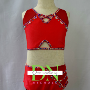 Red Ember Dance Costume