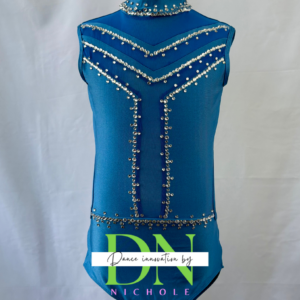 Teal dance costume