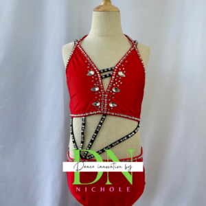 Red dance costume