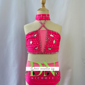 Hot pink dance costume